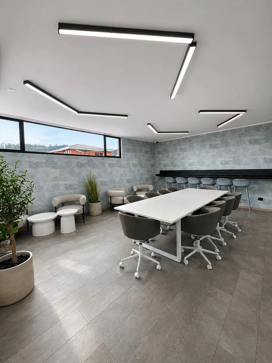 Sala de reuniones de Notaría Rojas para constitución de empresas
