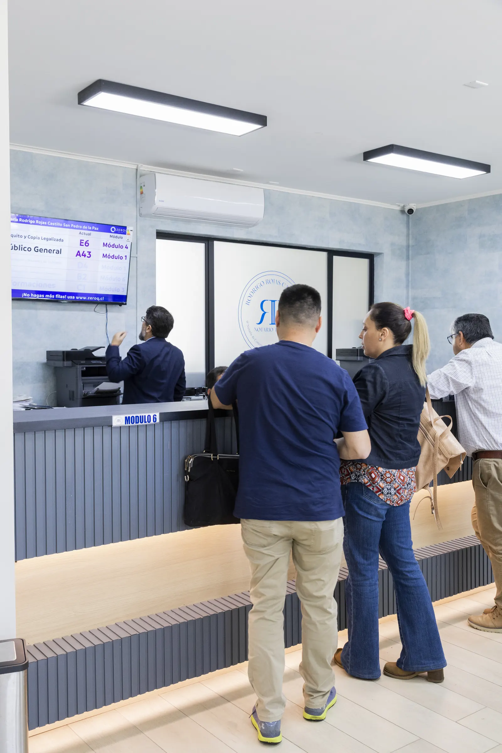 Recepción digital de trámites en Notaría Rojas